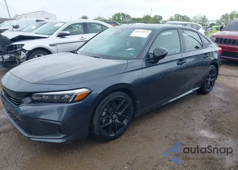 2024 Honda Civic Sport из США, поврежденный, VIN 2HGFE2F56RH536939